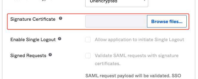 Signature Certificate