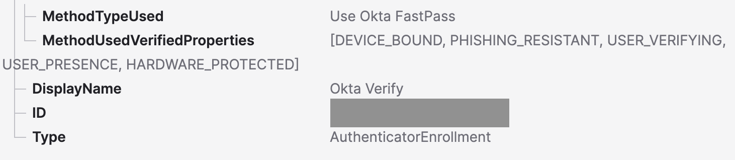 Okta Verify FastPass event