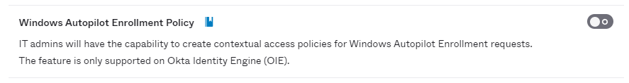 Windows Autopilot Enrollment Policy&nbsp;feature