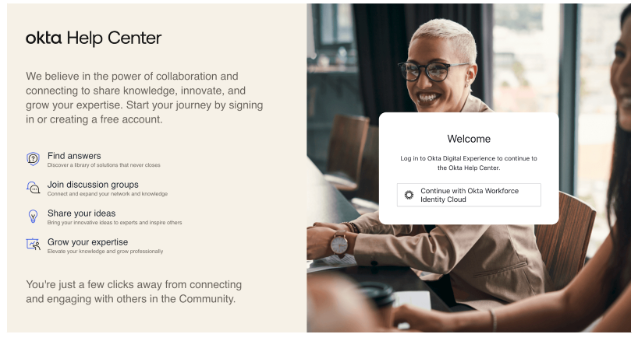 OKTA HELP CENTER visual data 7