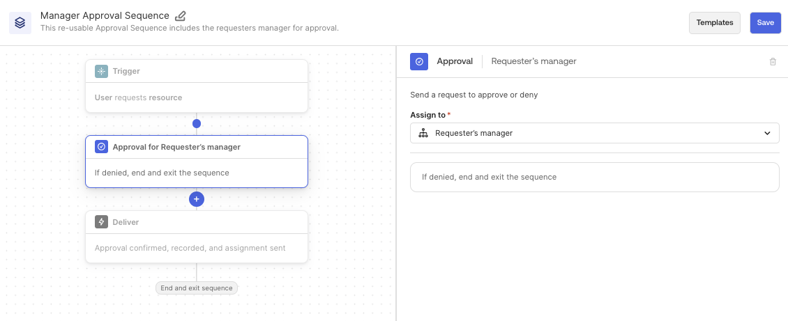 manager approval sequence
