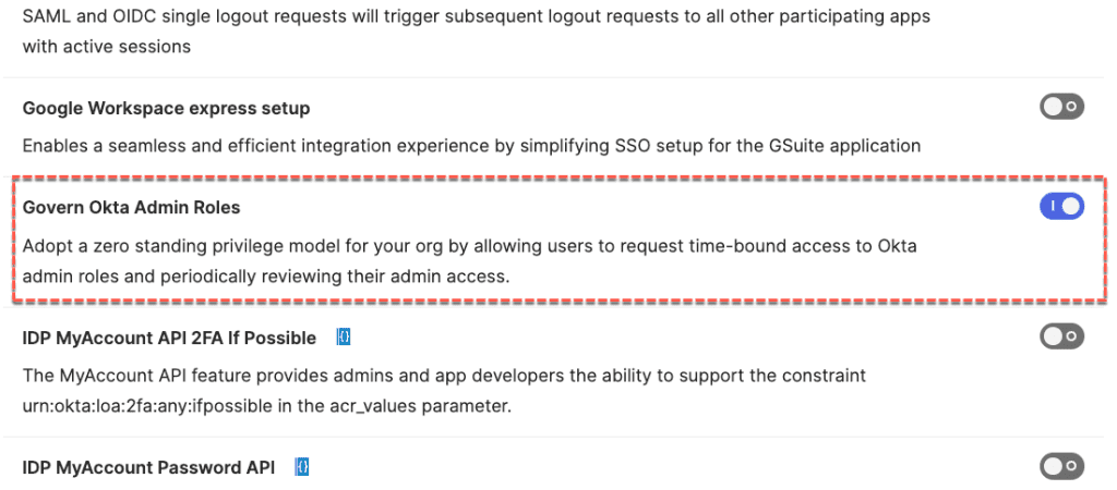 Enabling the Feature