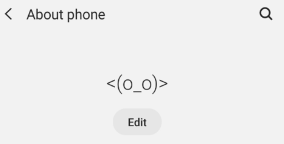 About phone screen