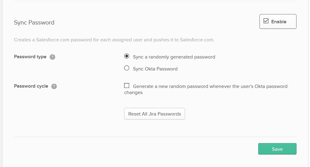 Sync Password