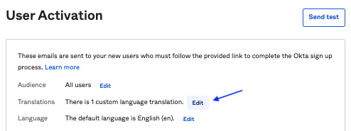 User Activation