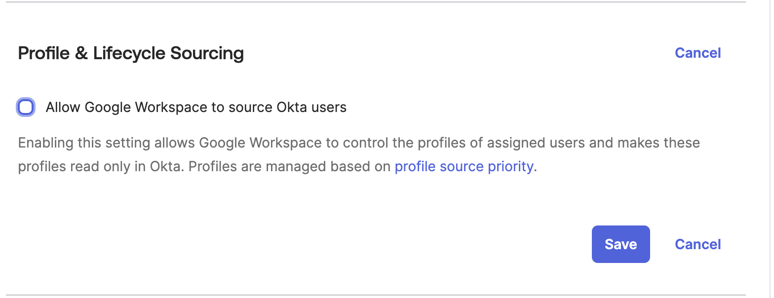 Profile & Lifecycle Sourcing