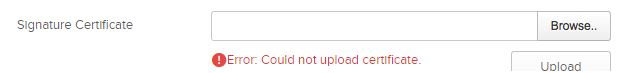 Error message