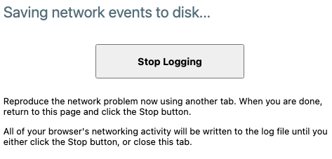 Stop Logging