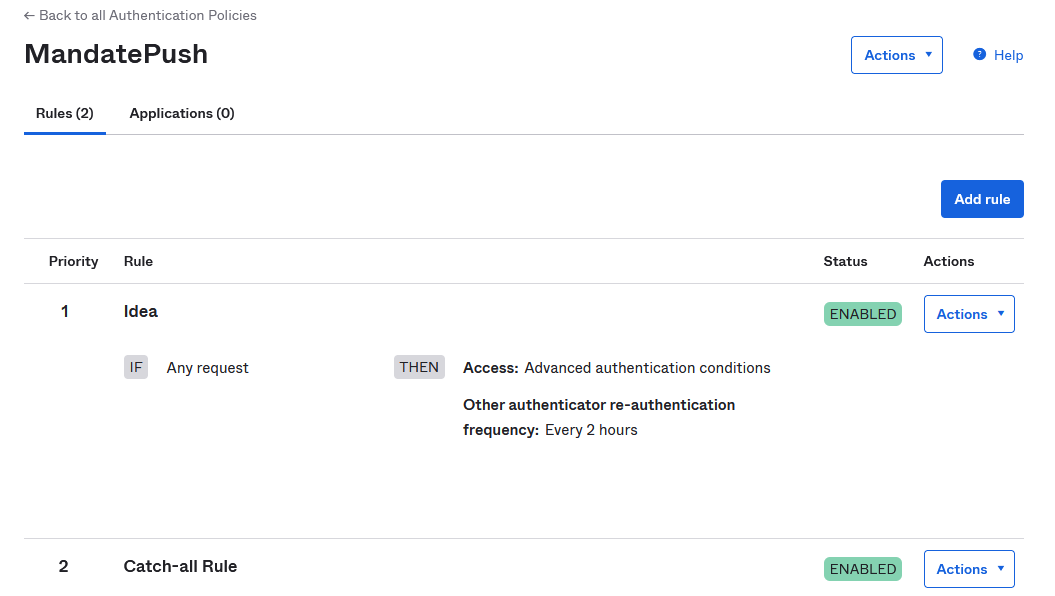 User Interface result