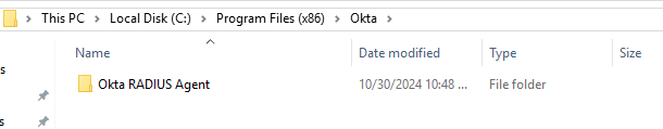 Okta RADIUS Agent