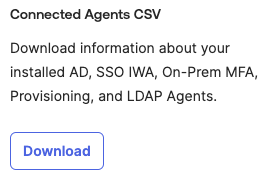 Connected Agents CSV Download
