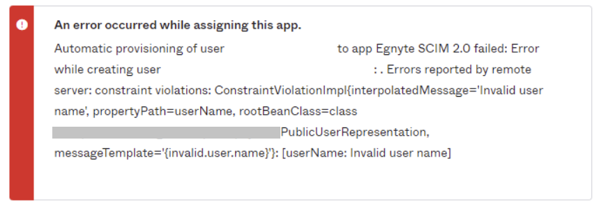 Error Message