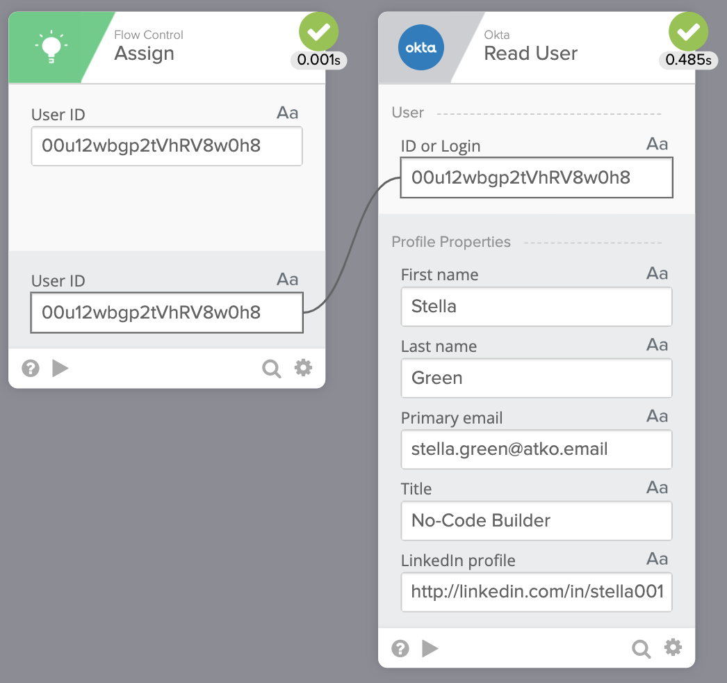 Read User card history