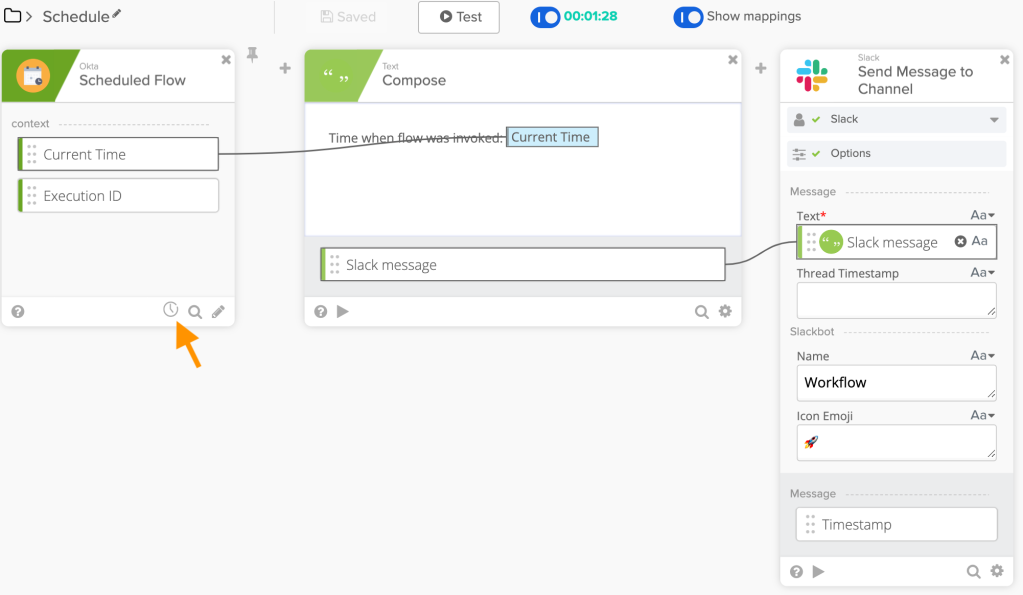 A flow that runs on schedule