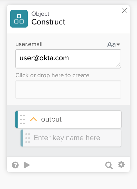 A nested JSON object