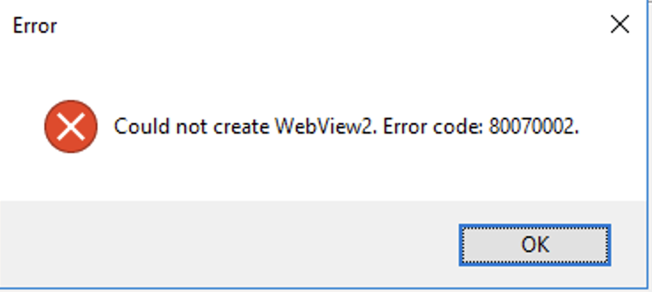 Error Message