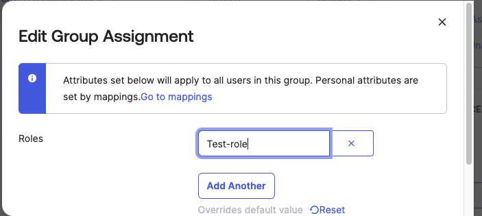 Edit Group Assigment