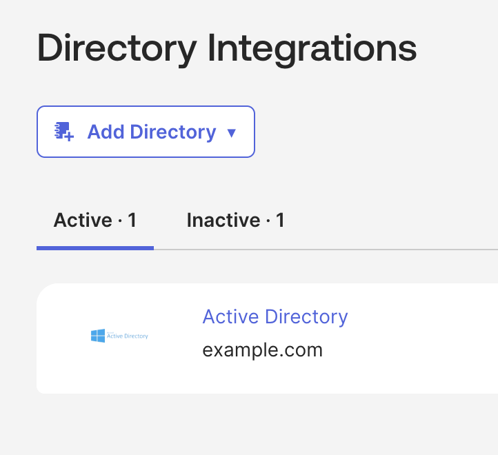 Directory integration