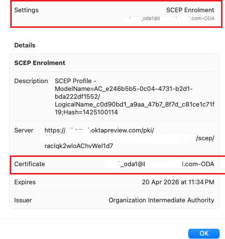 Profile and Verify Details