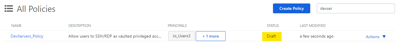 Okta Privileged Access Policy