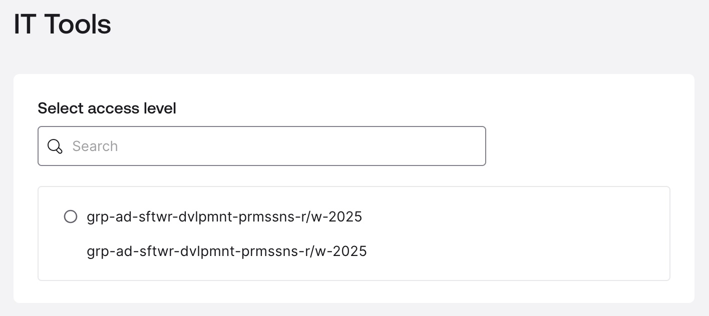 Access Request Before