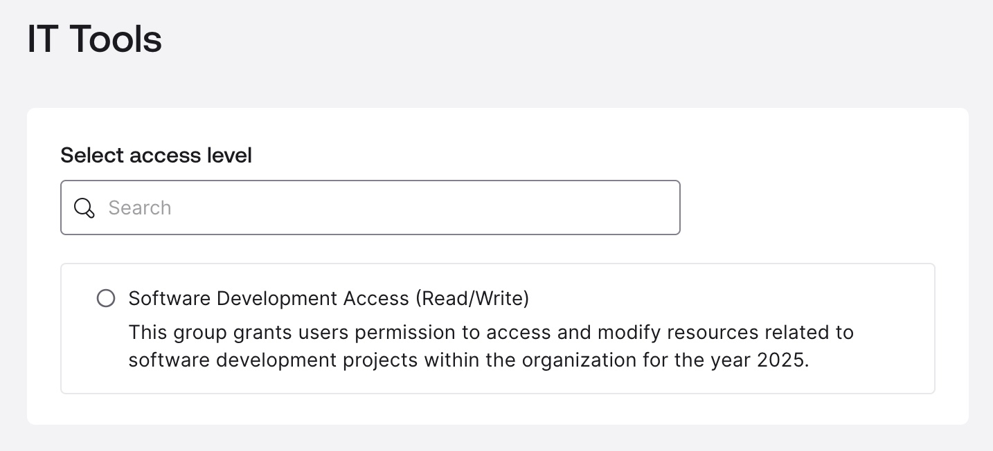 Access Request After
