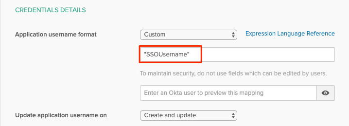 credentials details