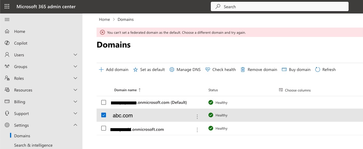 Domains