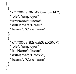 output in the JSON Parse card