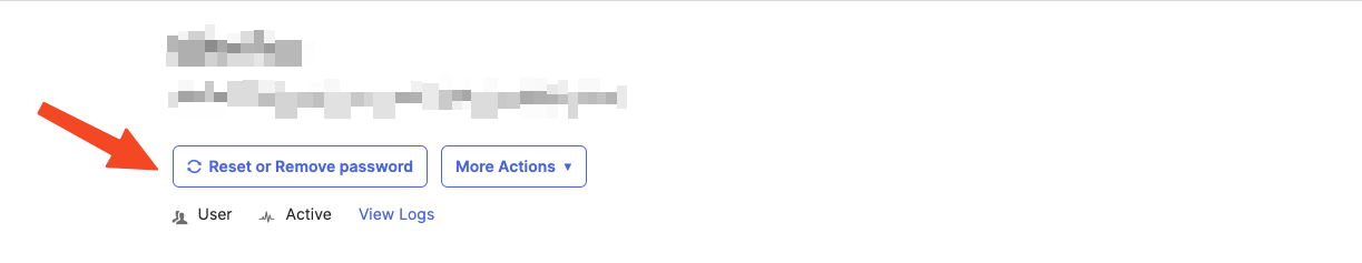 Reset or Remove Password