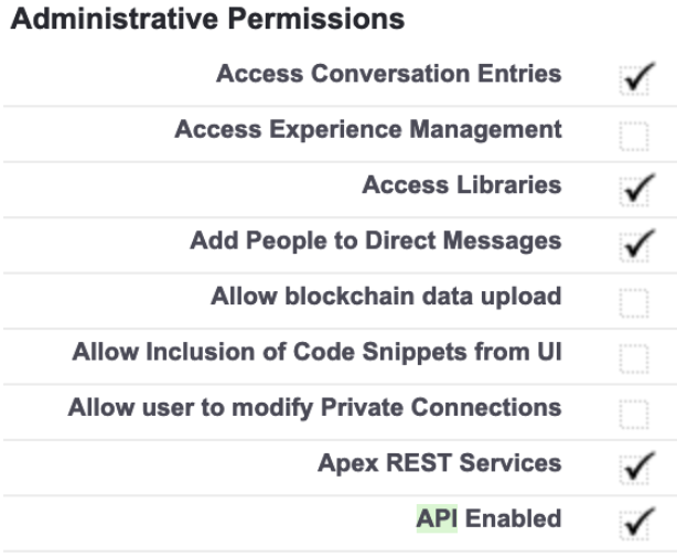 Permissions