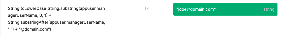 String expression