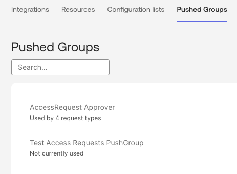 Pushed Groups