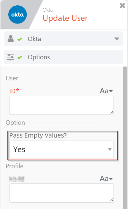 Okta Support - Clear User Profile Values with Okta User Update Card in ...