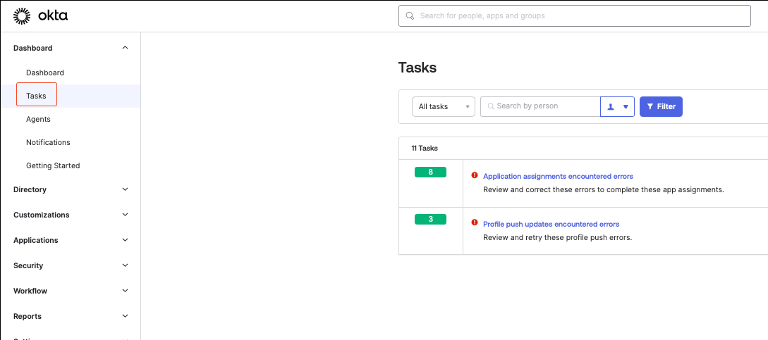 Tasks