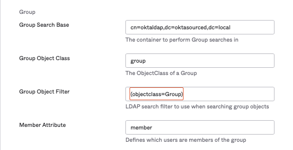 Group Object Filter