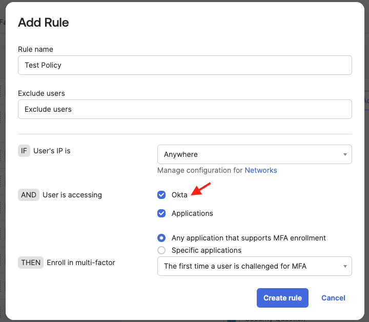 Add rule