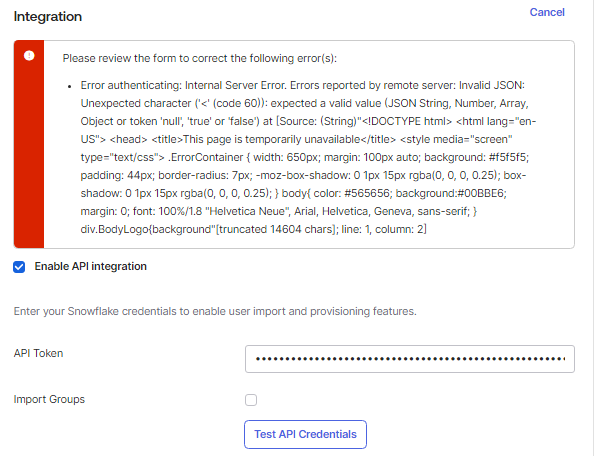 Error Message