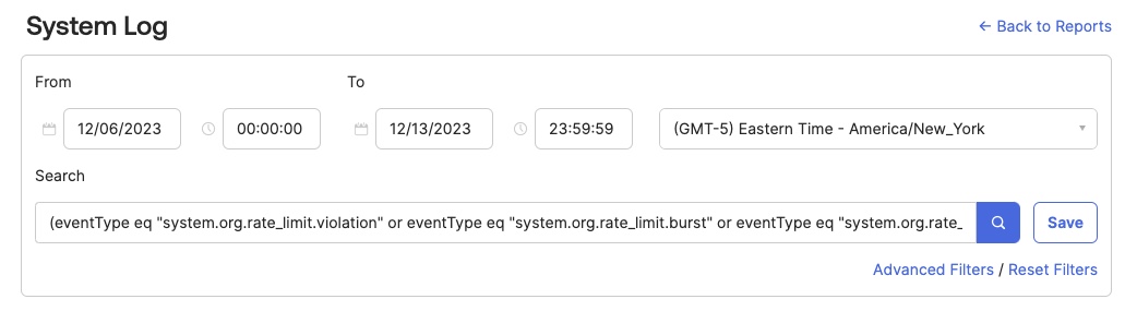 system log search