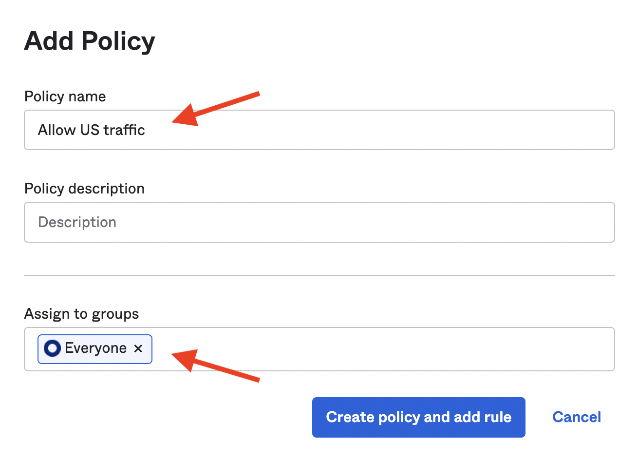 New Okta Sign-on Policy