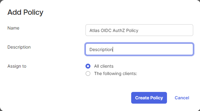 Add Policy