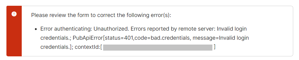 Error Message