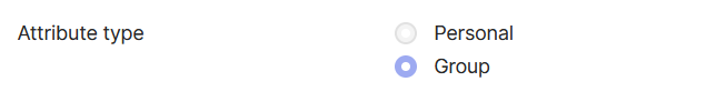 Attribute type