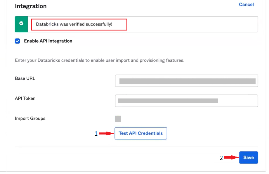 Test API Credentials