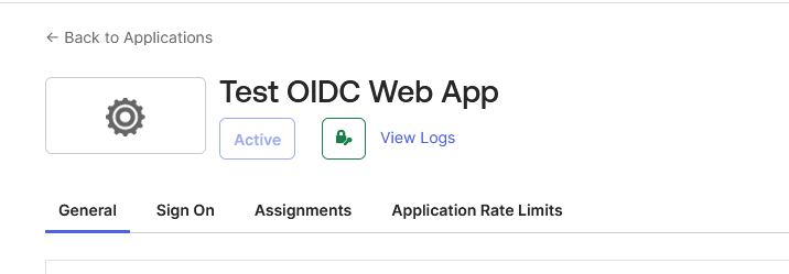 OIDC app