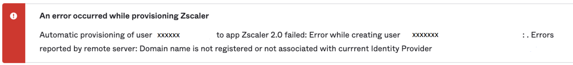 Error Message