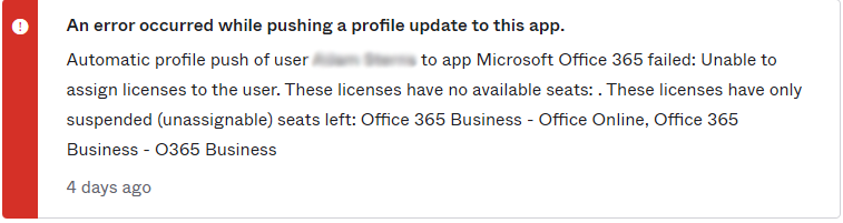 Error Message