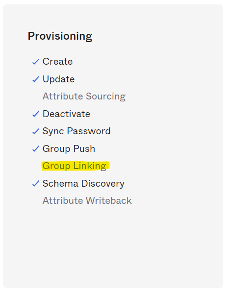 Provisioning Capabilities