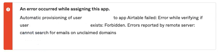 Error Message