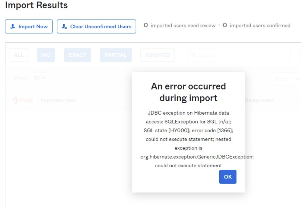 Import Error